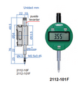 INDICADOR DIGITAL ESTANDAR 12.7MM/0.5" 2112-10F INSIZE