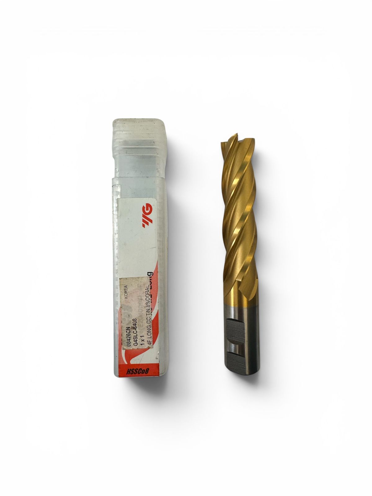 CORTADOR VERTICAL HSS 8% COBALTO RECUBRIMIENTO TITANIO DIAM 1" LARGO 6" MARCA YG1